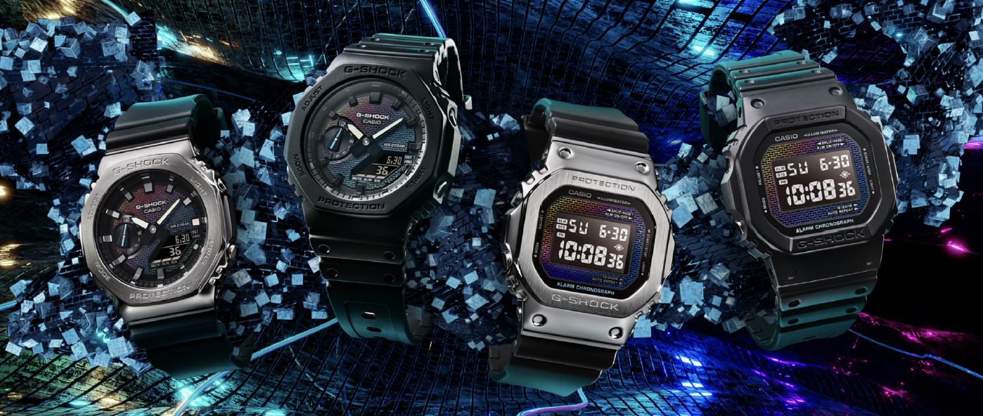 CASIO G-SHOCK Rainbow Brick Wall Series: A Bold New Twist on Classic Timepieces - Alvinology