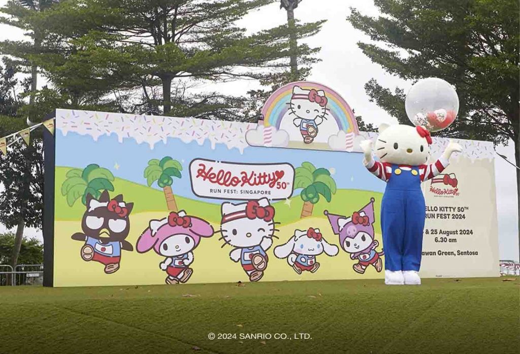 Hello Kitty Celebrates 50 Years with Over 3,000 Fans at Run Fest 2024 - Alvinology