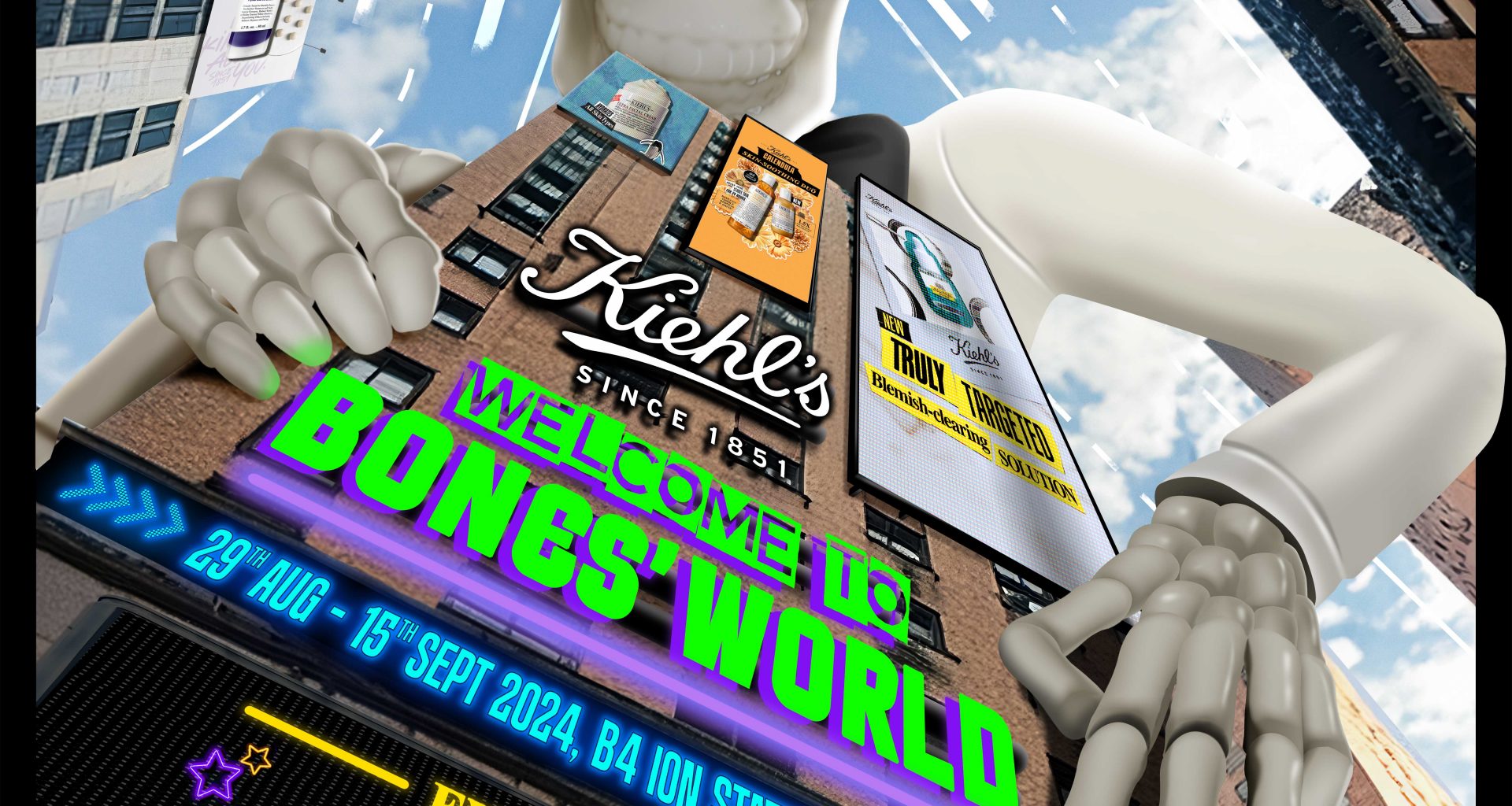 Step into Bones’ World: Kiehl’s Brings New York to ION Orchard, Singapore - Alvinology