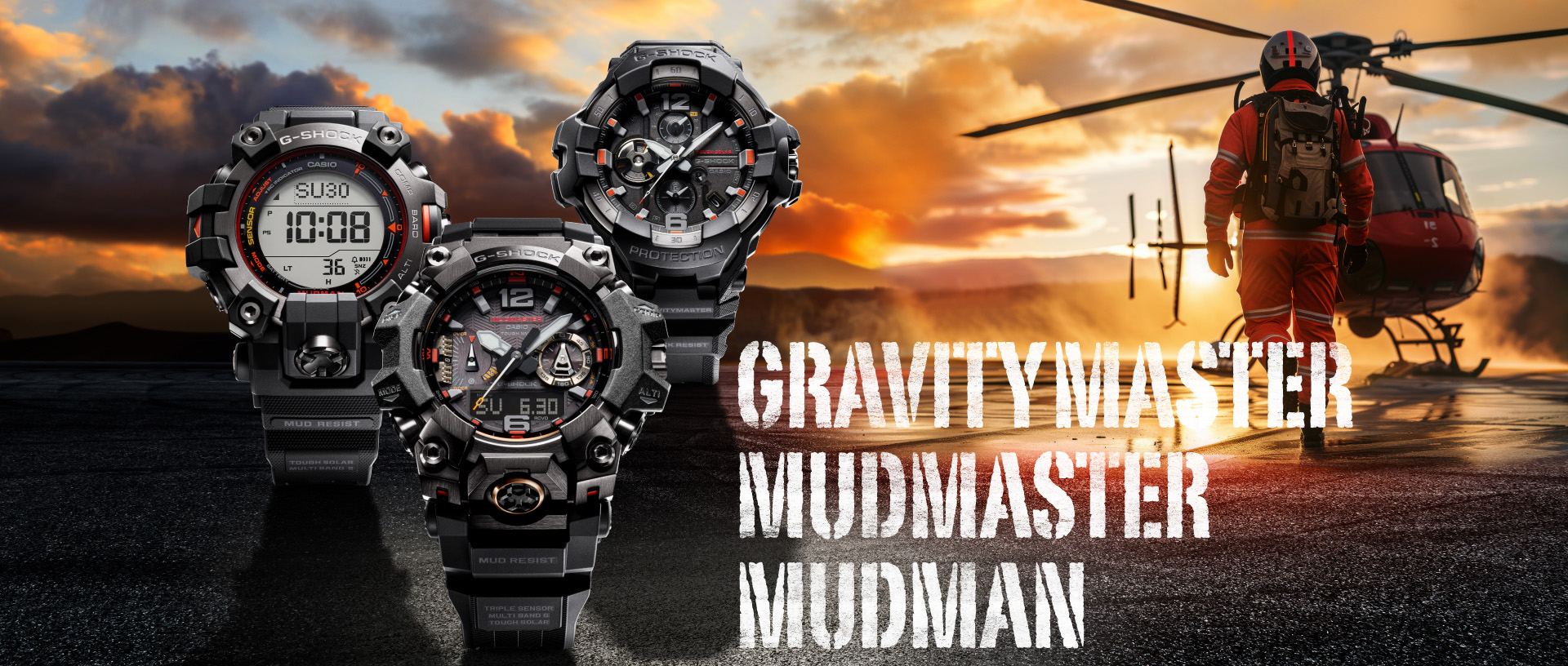 CASIO G-SHOCK Launches Limited Edition Master of G - Black and Emergency Colour Series for Extreme Adventurers - Alvinology
