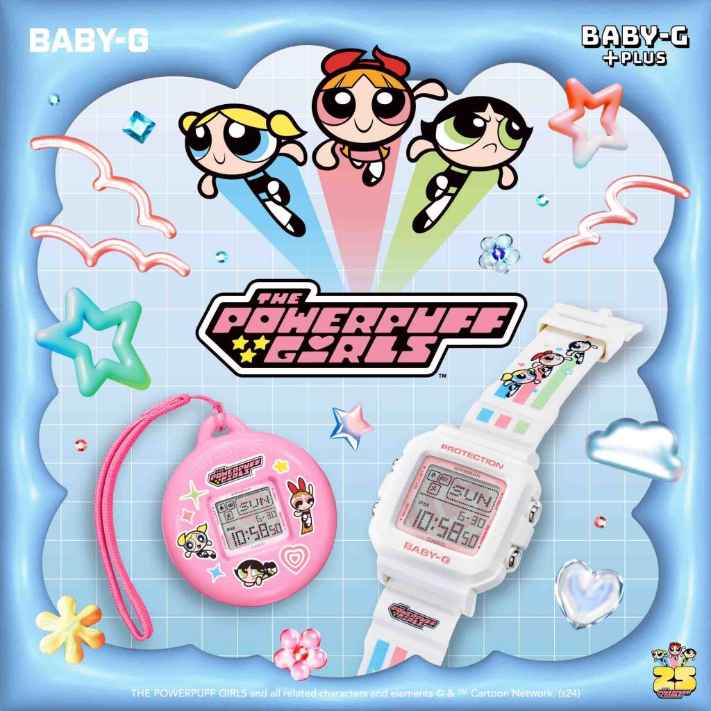 Casio to Release BABY-G Featuring The Powerpuff Girls: A Versatile Two-Way BABY-G+PLUS Wearable - Alvinology