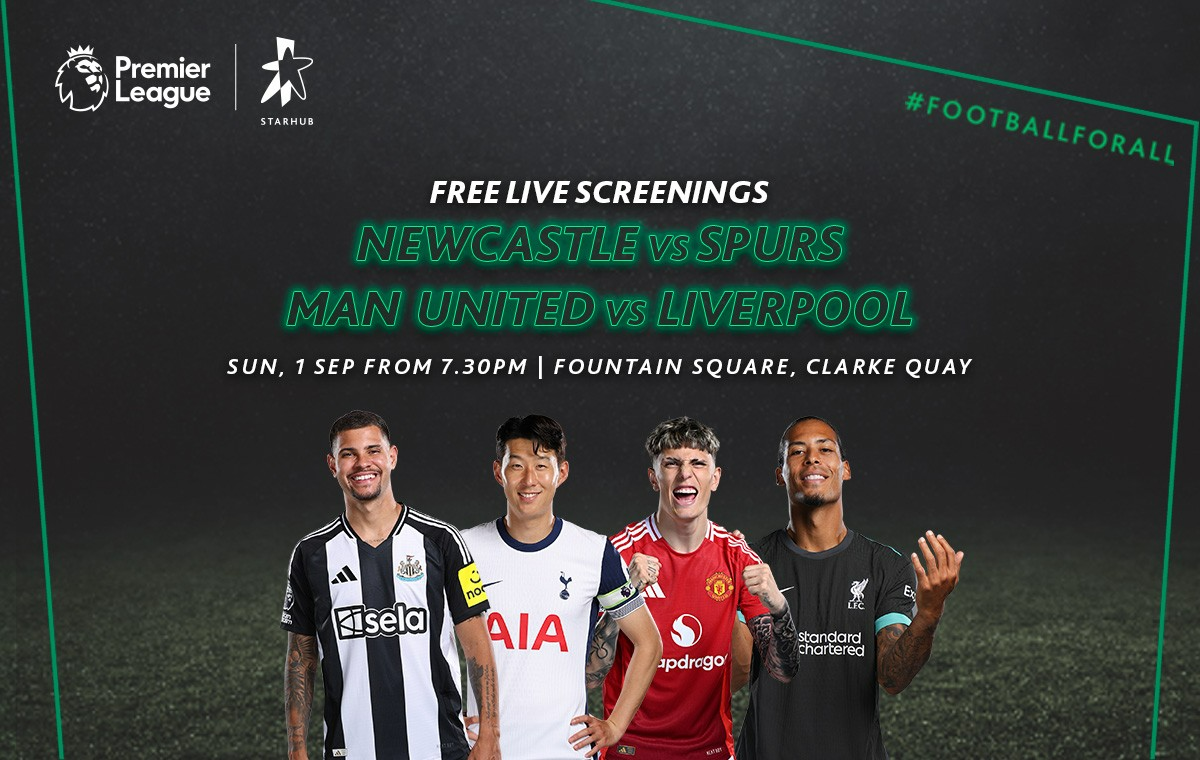 StarHub Hosts Premier League Live Screening Event at Clarke Quay on September 1st - Alvinology