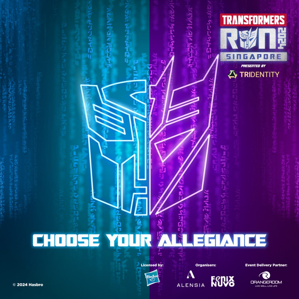 Get Ready to Roll: Join the TRANSFORMERS Run Singapore 2024 by Tridentity - Alvinology