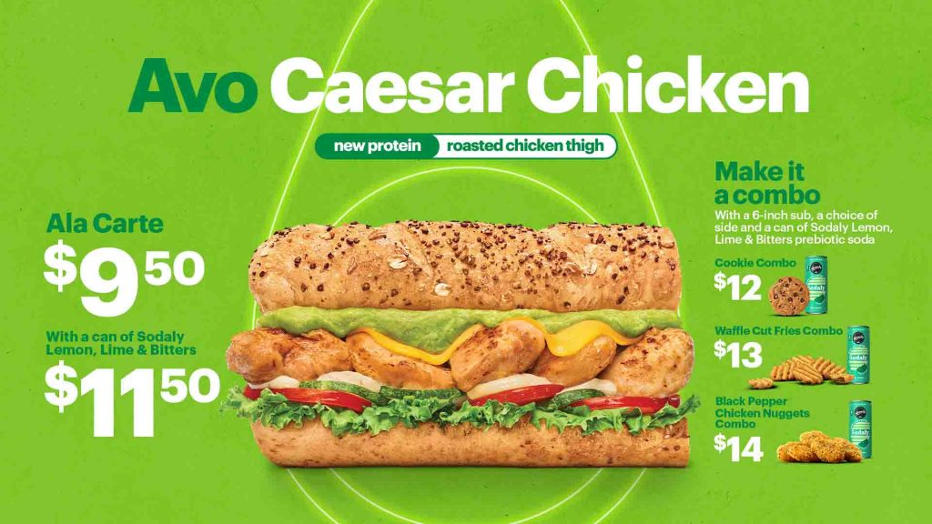 Subway Singapore Unveils the Avo Caesar Chicken Sub: A Must-Try for Avocado Lovers - Alvinology