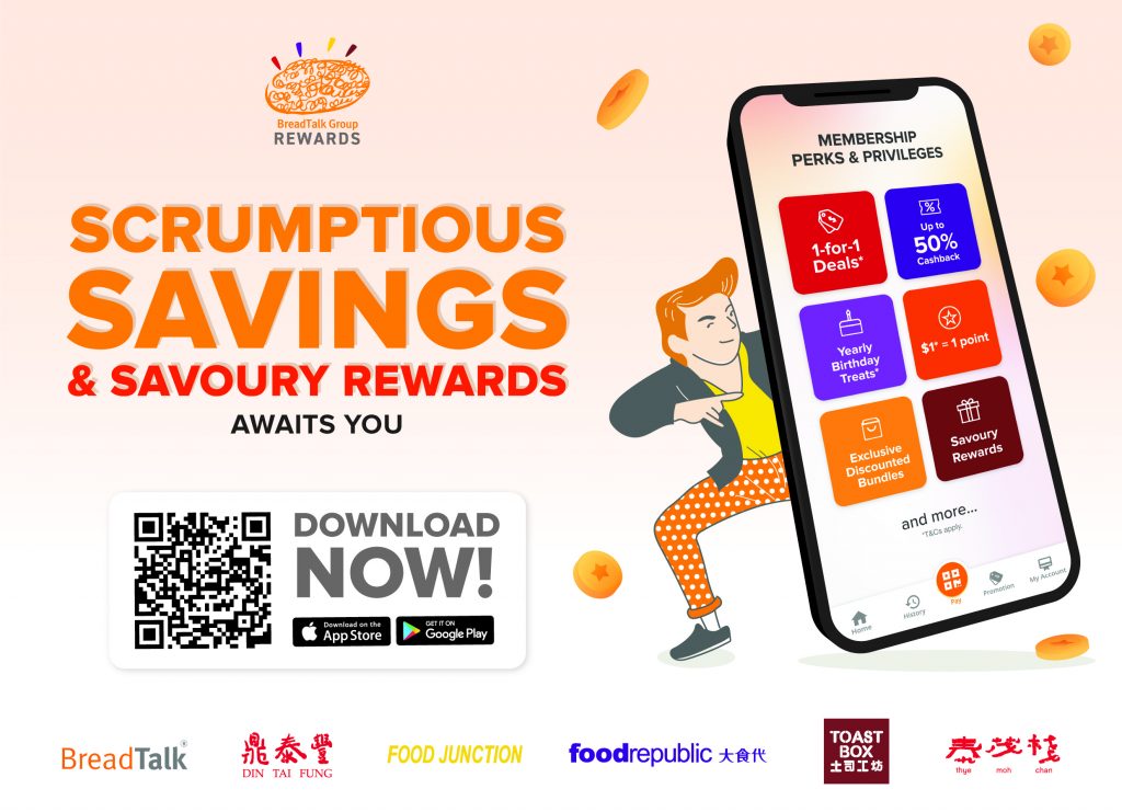 BreadTalk Group Launches Exciting New Rewards Program with Exclusive Perks - Alvinology