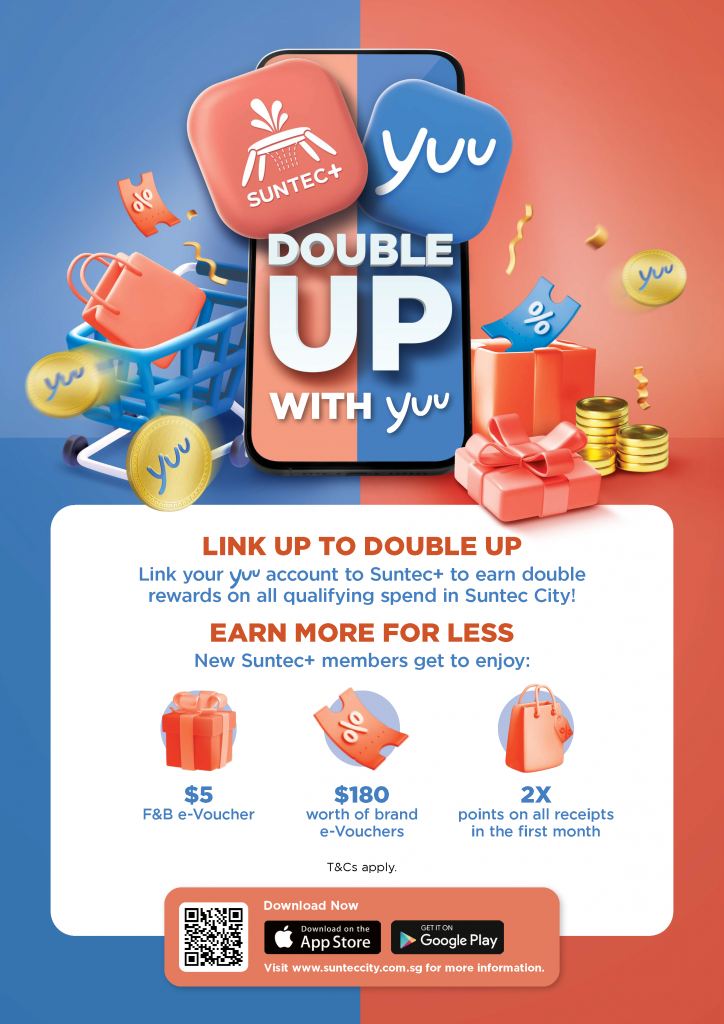 Unlock Double Rewards at Suntec City with the New Suntec+ and yuu Partnership Unlock Double Rewards at Suntec City with the New Suntec+ and yuu Partnership - Alvinology