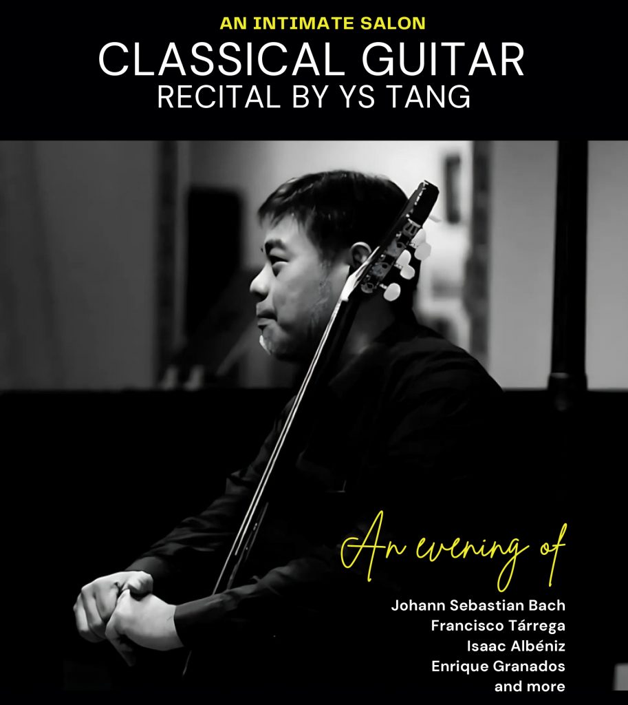 YS Tang to Make Singapore Debut with Classical Guitar Recital - Alvinology