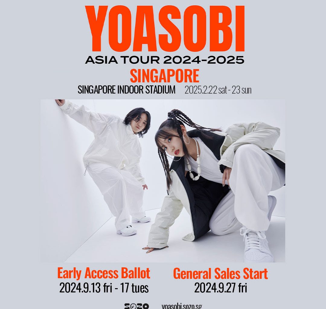 YOASOBI Returns to Singapore for ASIA TOUR 2024-2025: Ticketing Details Announced - Alvinology