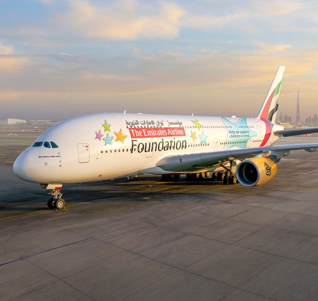 Emirates Reveals Special A380 Livery to Spotlight Humanitarian Efforts of Emirates Airline Foundation - Alvinology