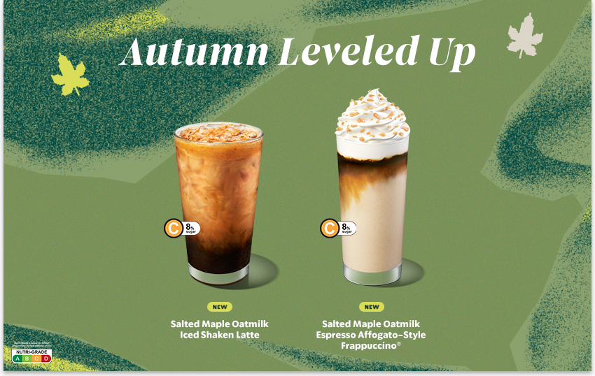 Embrace the Cozy Charms of Autumn with Starbucks: New Salted Maple Oatmilk Creations and More - Alvinology