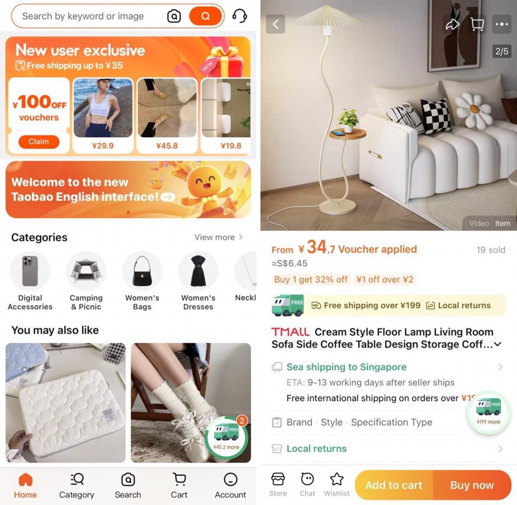 Taobao Launches English Language Interface in Singapore: Shopping Just Got Easier - Alvinology
