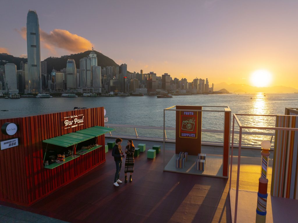 Harbour City and Paul Smith Unveil Asia's First Bar Paul and Stunning Stripe Illuminated Installation - Alvinology