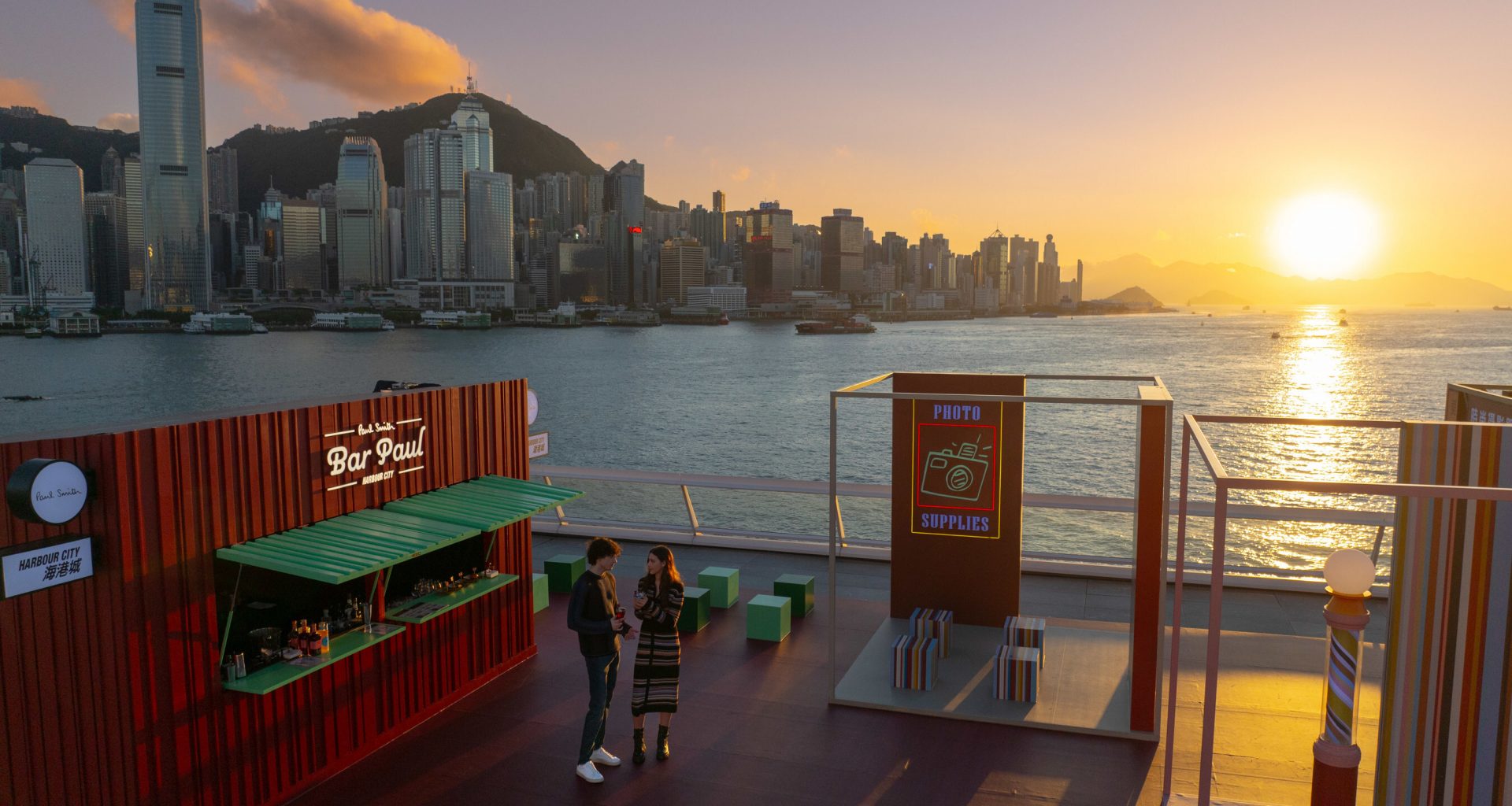 Harbour City and Paul Smith Unveil Asia's First Bar Paul and Stunning Stripe Illuminated Installation - Alvinology