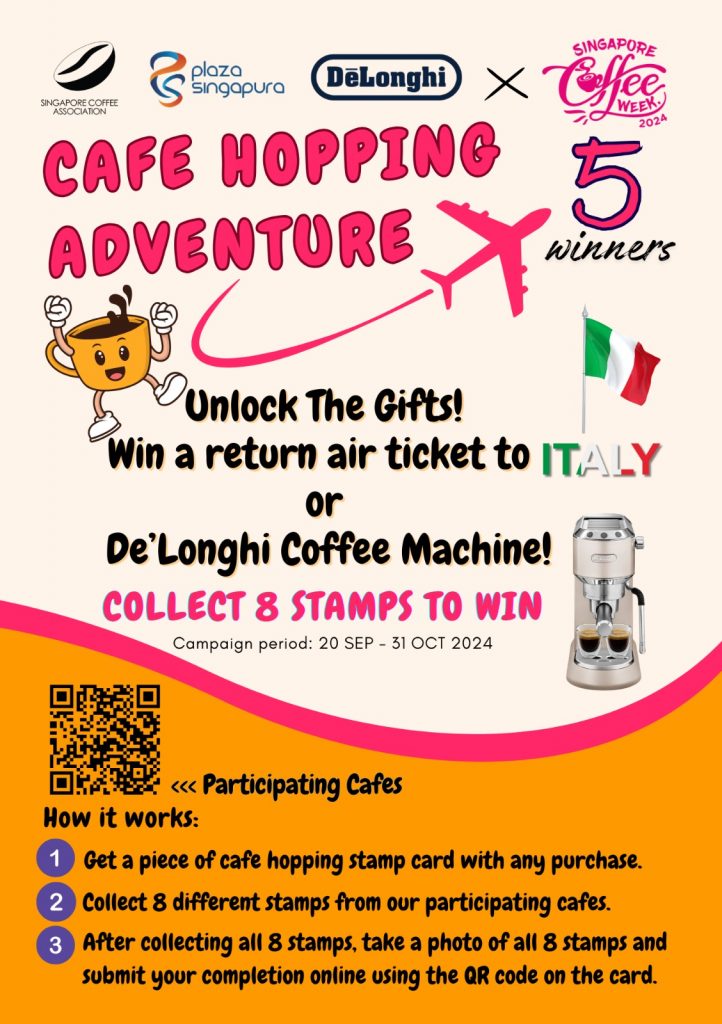 Singapore Coffee Week Debuts at Plaza Singapura: Celebrate Coffee Culture from 31 October to 3 November Singapore Coffee Week Debuts at Plaza Singapura: Celebrate Coffee Culture from 31 October to 3 November - Alvinology