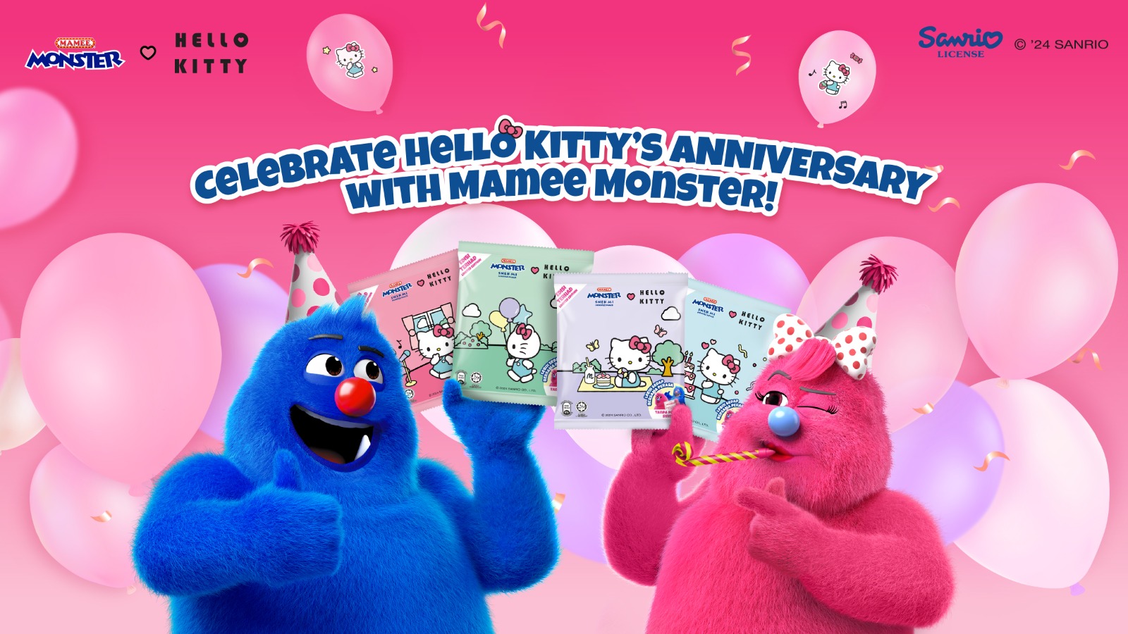 Celebrate Hello Kitty’s Anniversary with Mamee Monster: Unveiling the Mamee Monster ♡ Hello Kitty Collaboration - Alvinology