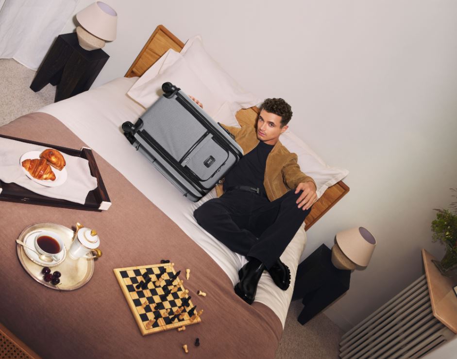 Lando Norris Showcases TUMI's New Turin Collection in a Stylish French Riviera Campaign - Alvinology