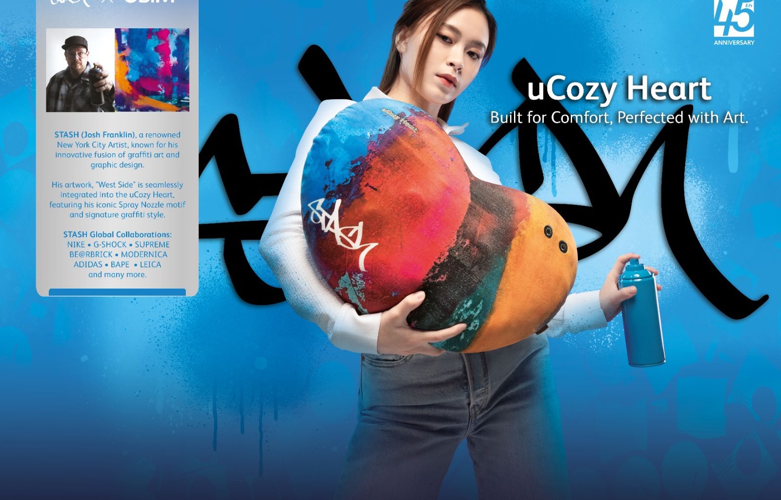 OSIM Unveils Art-Inspired uCozy Heart in Collaboration with Graffiti Artist STASH - Alvinology