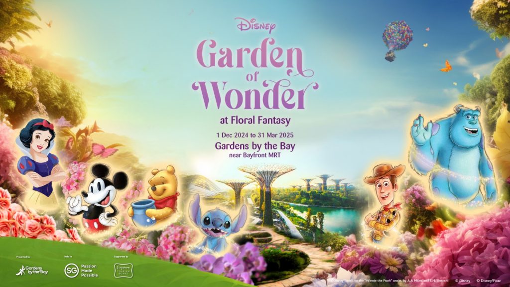 Disney and Pixar Topiaries to Debut at Gardens by the Bay in Singapore - Alvinology