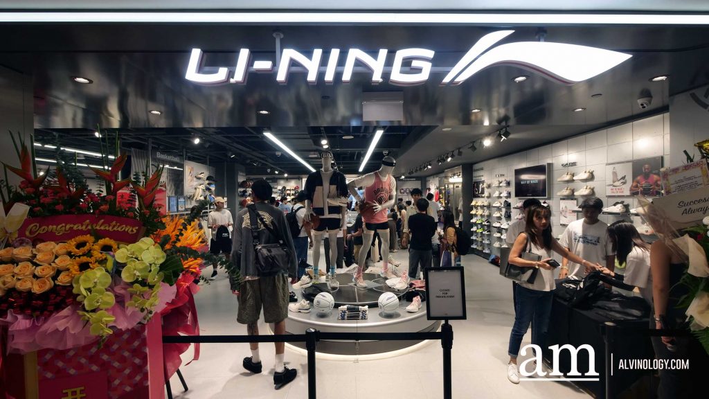 [15% OFF OPENING PROMOTION] LI-NING Opens Two New Stores in Singapore at Plaza Singapura and Bugis+ - Alvinology
