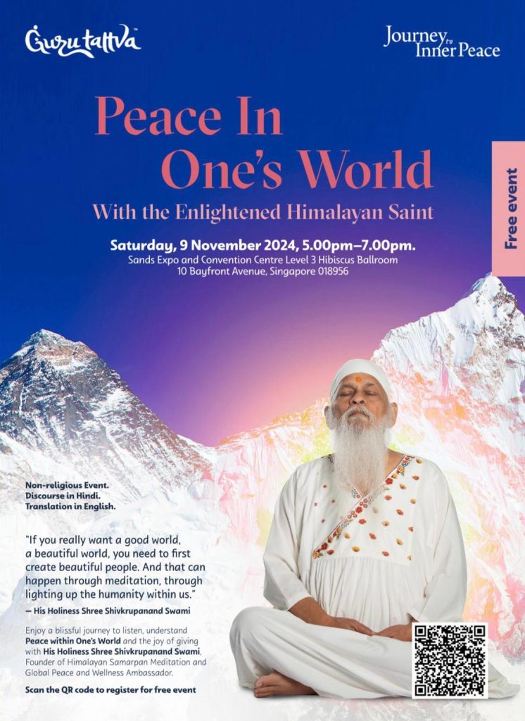 [Free Event] Himalayan Meditation Event in Singapore Aims to Alleviate Stress, Promote Inner Peace - Alvinology