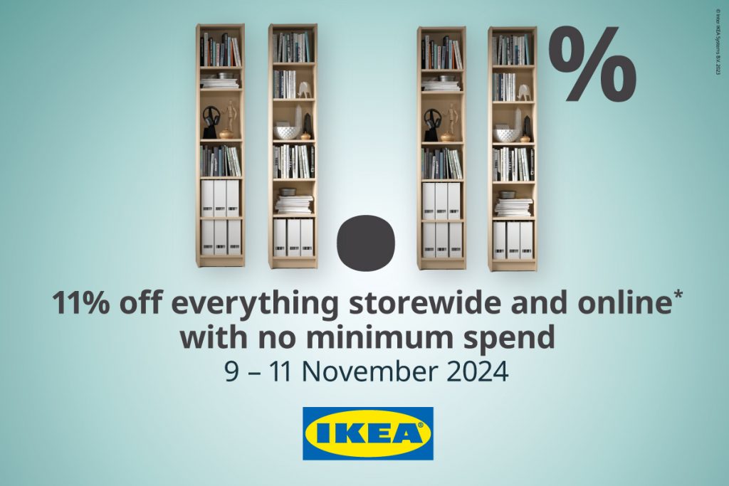 Celebrate Singles’ Day with IKEA Singapore’s Biggest Storewide Discount Ever: 11% Off Everything Celebrate Singles’ Day with IKEA Singapore’s Biggest Storewide Discount Ever: 11% Off Everything - Alvinology
