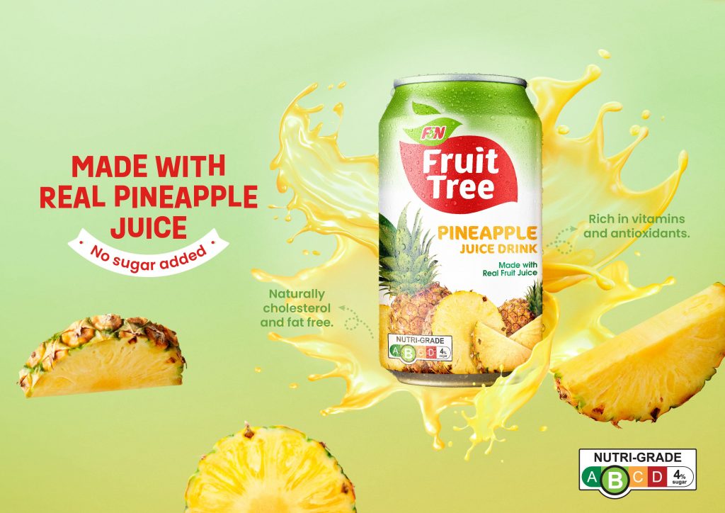 F&N Launches New Pineapple Juice Drink for a Tropical Refreshment Experience - Alvinology