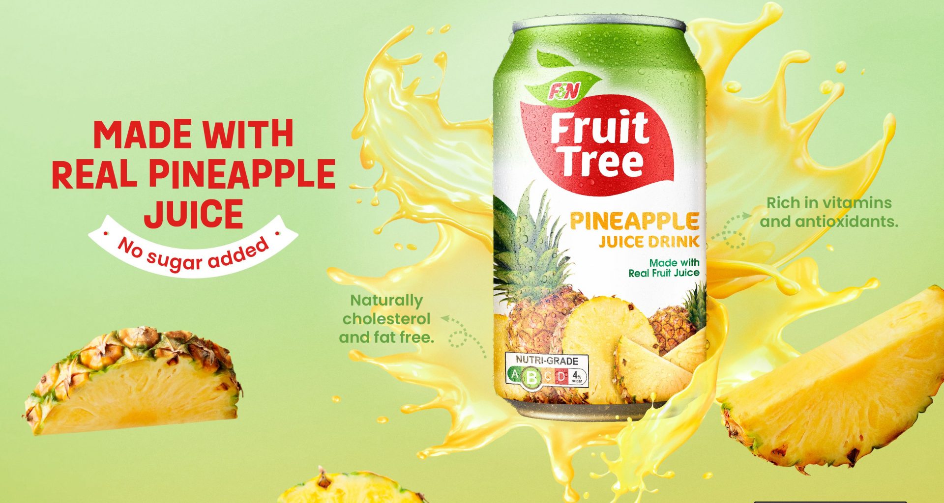 F&N Launches New Pineapple Juice Drink for a Tropical Refreshment Experience - Alvinology