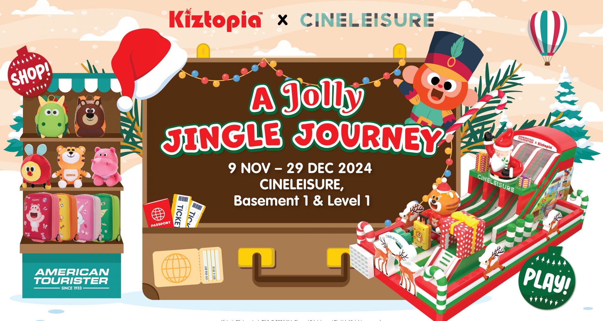 Unlock the Festive Magic with Kiztopia’s ‘A Jolly Jingle Journey’ at Cineleisure - Alvinology