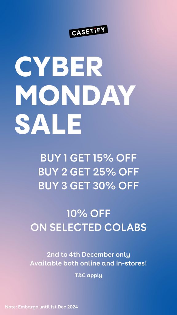 CASETiFY Cyber Monday Sale: Extra Savings on Exclusive Deals Online & In-Store - Alvinology