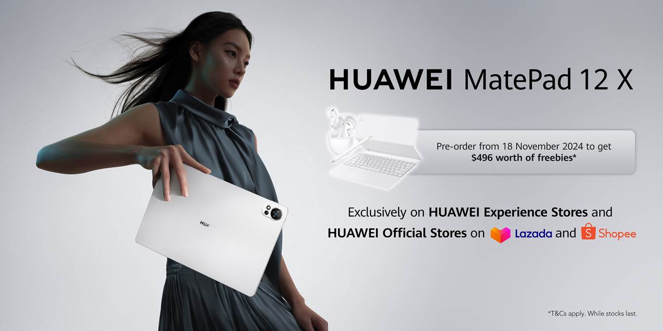 Unleash Creativity with the New HUAWEI MatePad 12 X – Available for Pre-Order on 18 November - Alvinology