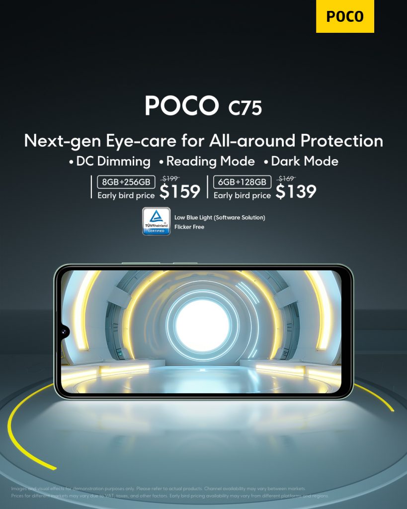 POCO C75: Nature-Inspired Elegance Meets Immersive Display - Alvinology