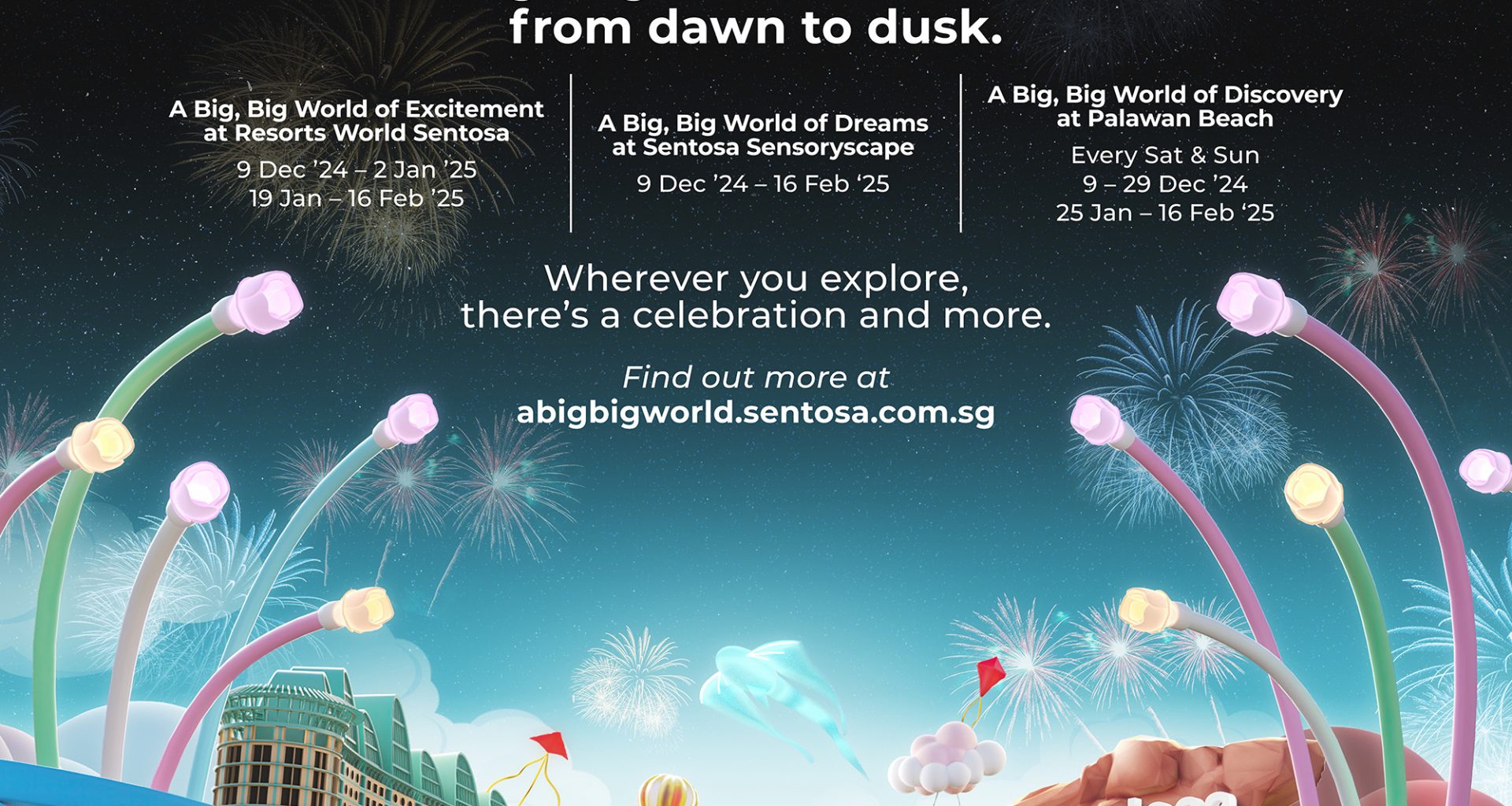 Sentosa Announces Big, Big Island-wide Celebrations with Larger-than-Life Carnival and Exclusive Deals This Festive Season - Alvinology