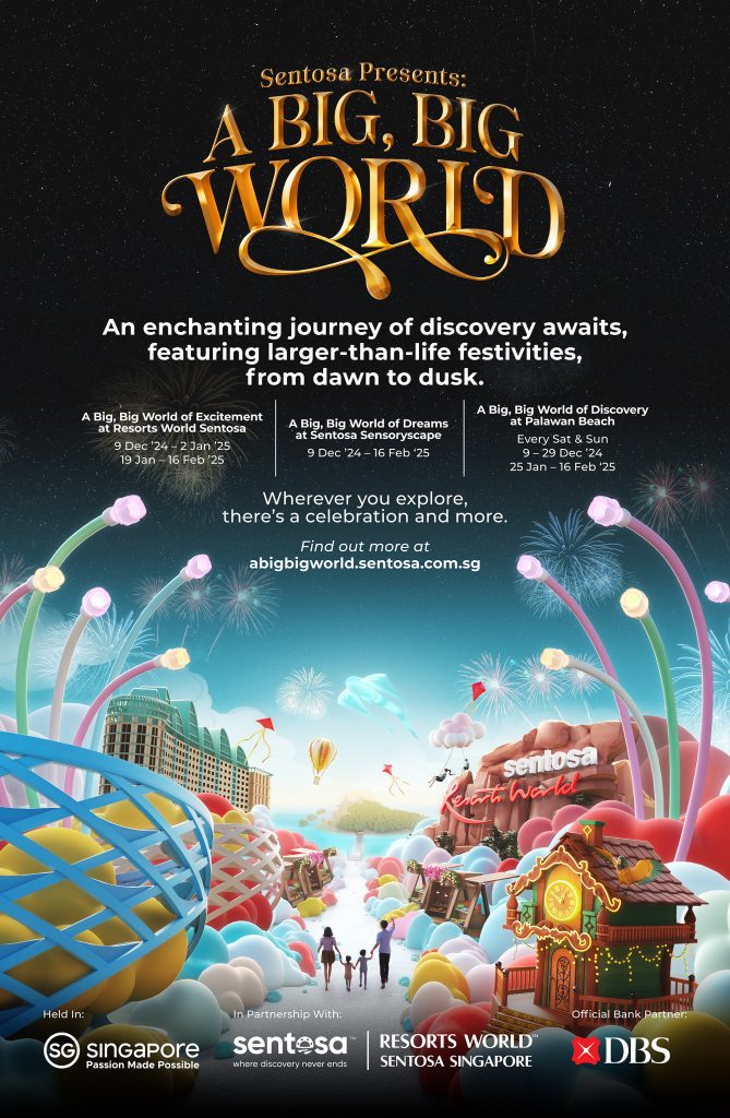 Sentosa Announces Big, Big Island-wide Celebrations with Larger-than-Life Carnival and Exclusive Deals This Festive Season - Alvinology