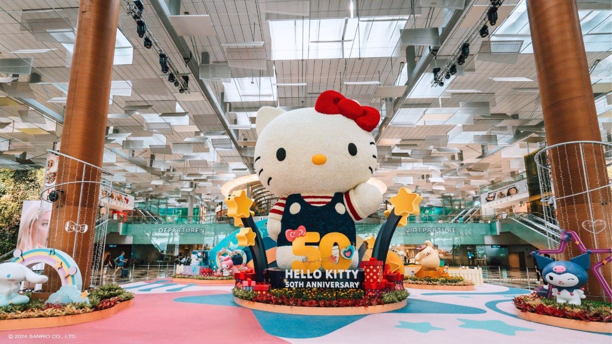Changi Airport Unveils Hello Kitty's 50th Anniversary Celebration with Festive Fun and New Attractions - Alvinology