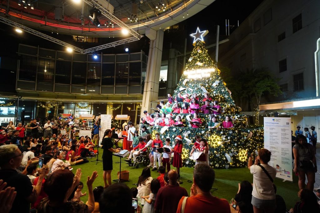 Celebrate the Holidays with Voices of Singapore’s Christmas Caroling at The Capitol Singapore Singing Tree - Alvinology