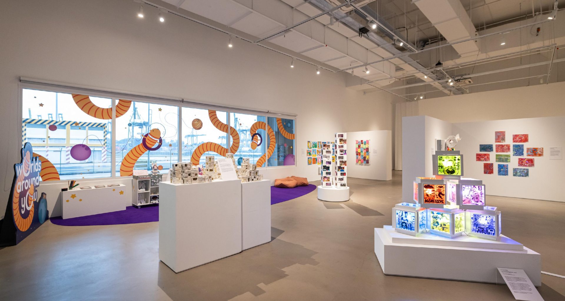 Worlds Around You: A Think! Contemporary Primary School Exhibition Showcases Young Artistic Talent at Singapore Art Museum - Alvinology