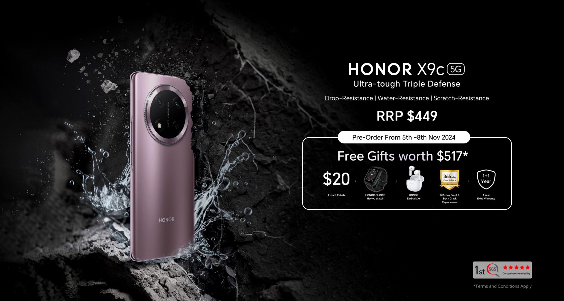 Is This the World Most Durable Smartphone? HONOR Launches Ultra-Durable HONOR X9c in Singapore - Alvinology