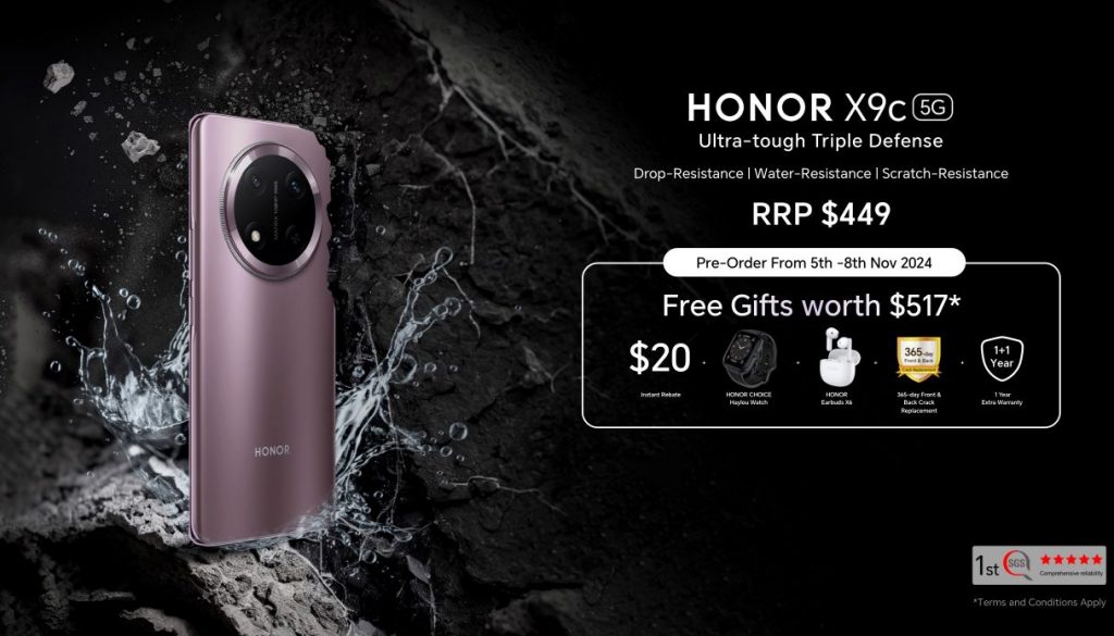 Is This the World Most Durable Smartphone? HONOR Launches Ultra-Durable HONOR X9c in Singapore - Alvinology