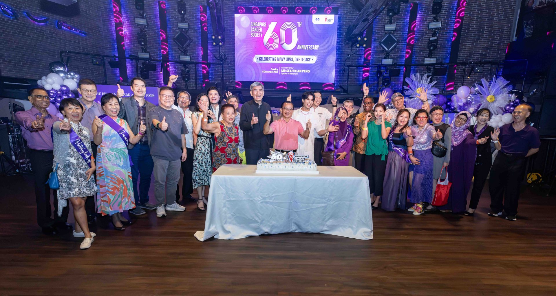 Singapore Cancer Society Concludes 60th Anniversary with Joyful Celebration at Zouk - Alvinology