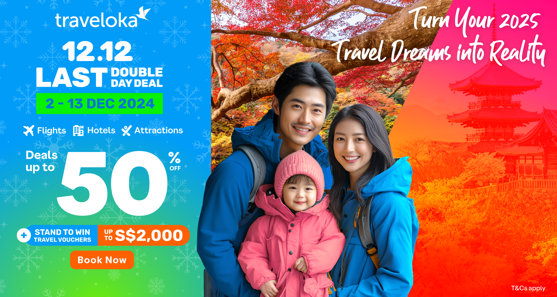 Traveloka 12.12 Last Double Day Deal: Up to 50% Off Your Dream Getaway - Alvinology