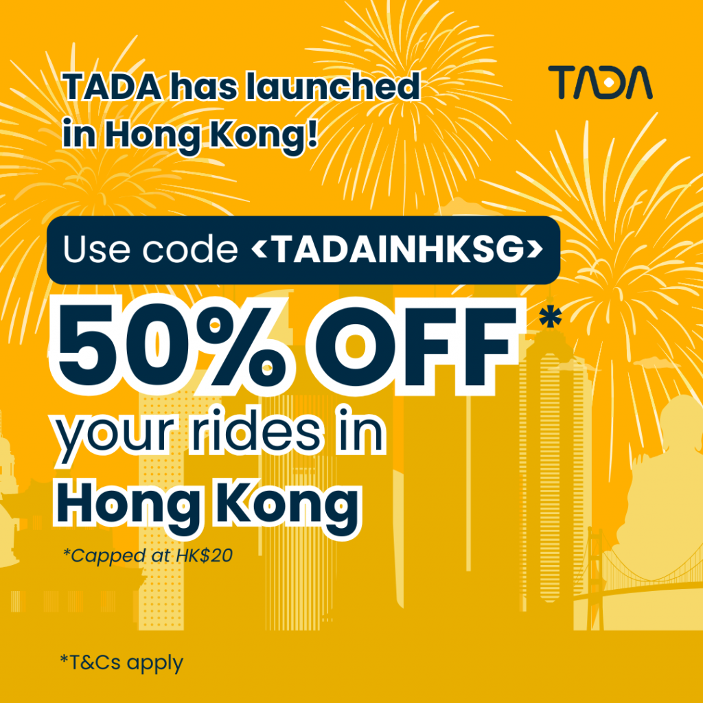 [PROMO CODE INSIDE] TADA Launches in Hong Kong with Exclusive Deals for Singapore Travelers - Alvinology