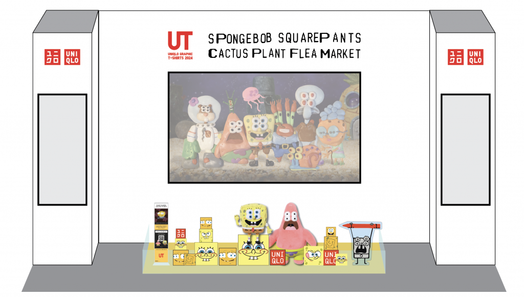 SpongeBob SquarePants x Cactus Plant Flea Market x UNIQLO: A Limited-Edition UT Collection Lands December 13 - Alvinology