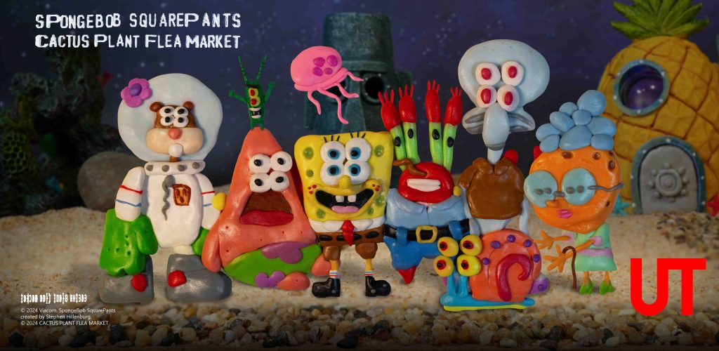 SpongeBob SquarePants x Cactus Plant Flea Market x UNIQLO: A Limited-Edition UT Collection Lands December 13 - Alvinology