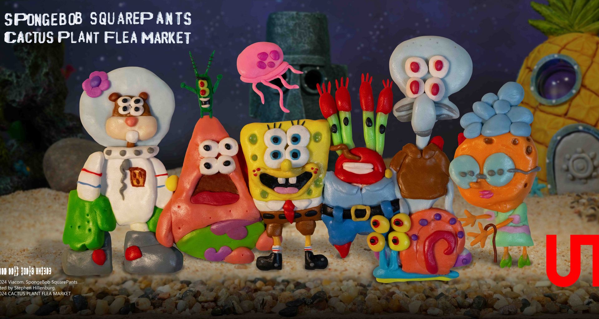 SpongeBob SquarePants x Cactus Plant Flea Market x UNIQLO: A Limited-Edition UT Collection Lands December 13 - Alvinology