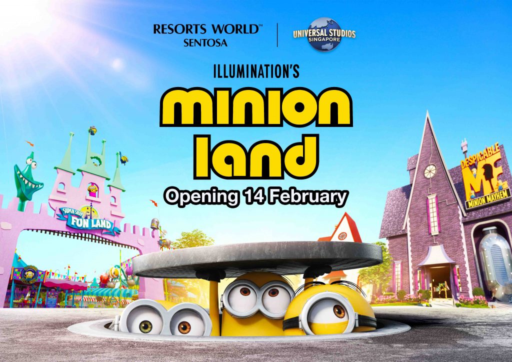 Illumination’s Minion Land to Open at Universal Studios Singapore on February 14, 2025 - Alvinology