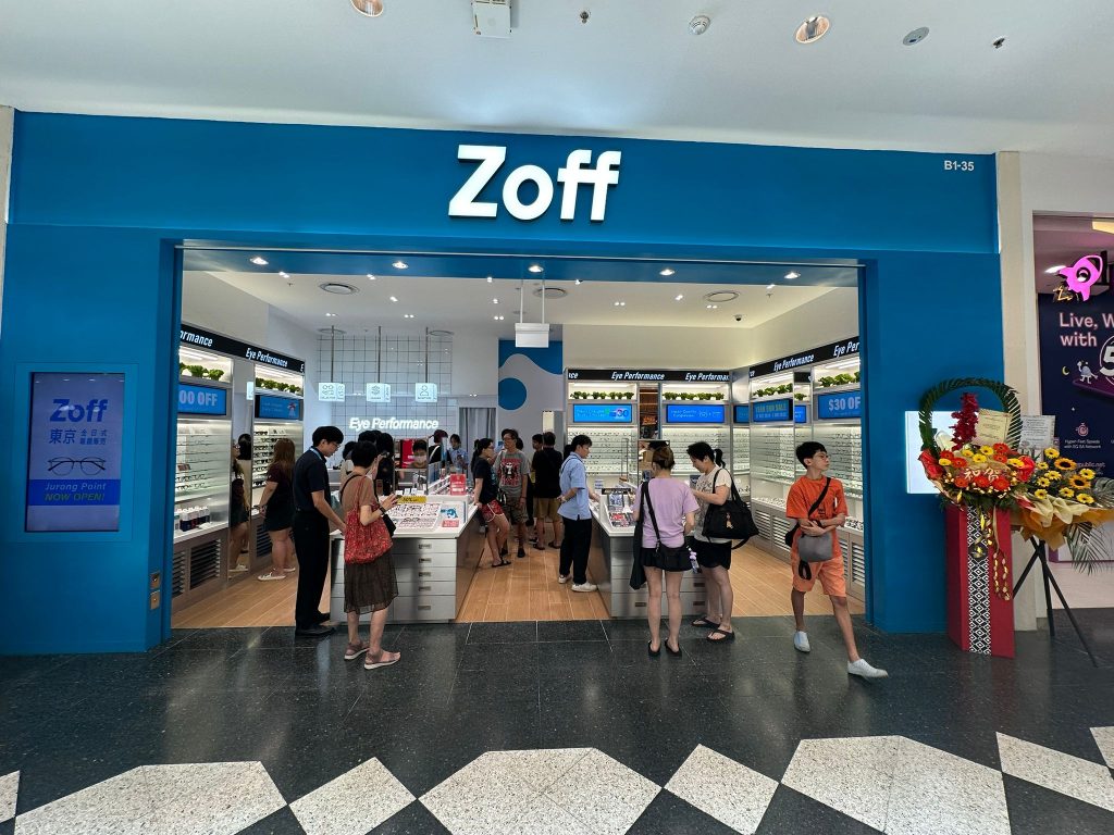 Zoff Opens Its First Heartland Store at Jurong Point - Alvinology