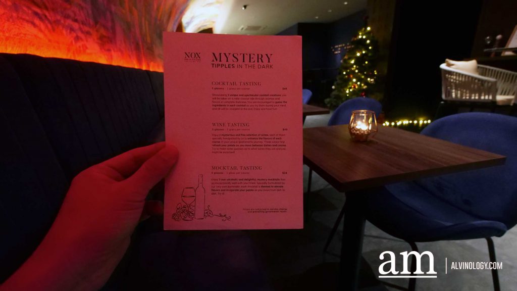 [Review] Blind Dining, Bold Flavours: An Unforgettable Night at NOX – Dine in the Dark - Alvinology