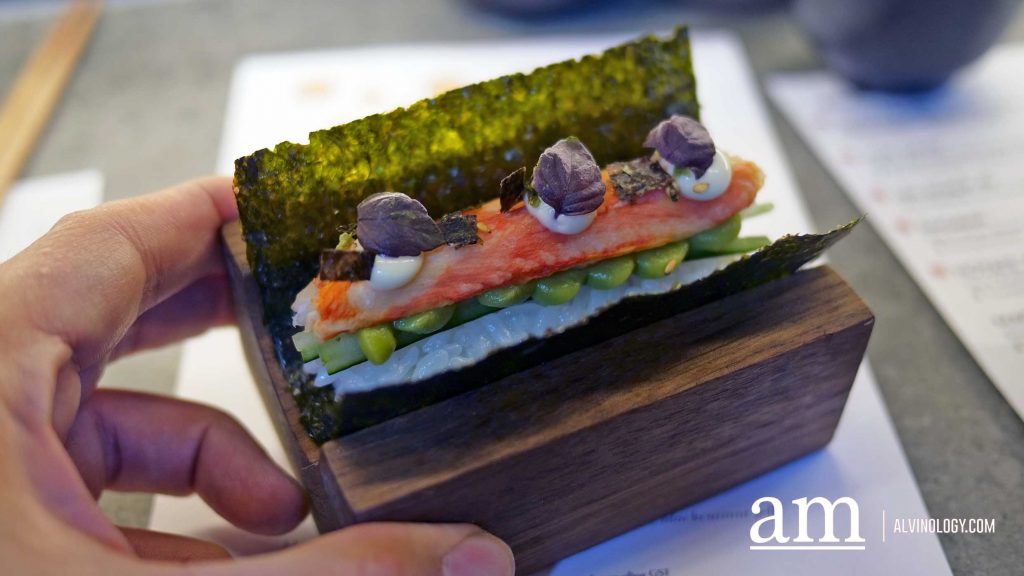 [Review] Yummy Christmas Menu at a Japanese Handroll Bar- Toku Nori @ Telok Ayer - Alvinology