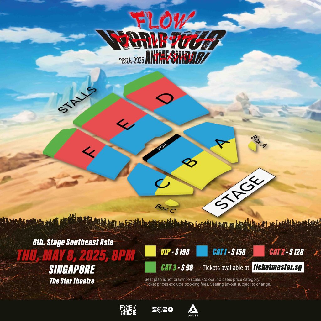 FLOW Brings Anime Rock to Singapore on May 8 with the "ANIME SHIBARI 2024-2025" World Tour - Alvinology