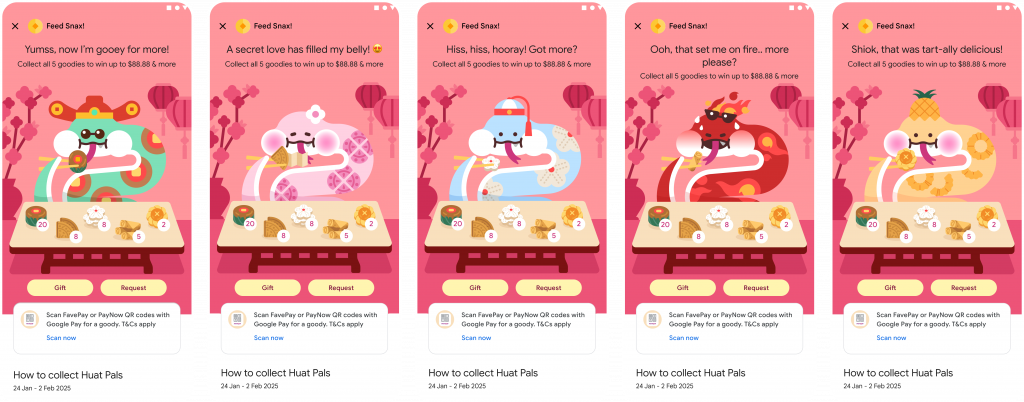 Sssnag Rewards with Snax on Google Pay’s Huat Pals - Alvinology